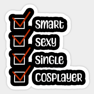 Cosplayer and available Sticker